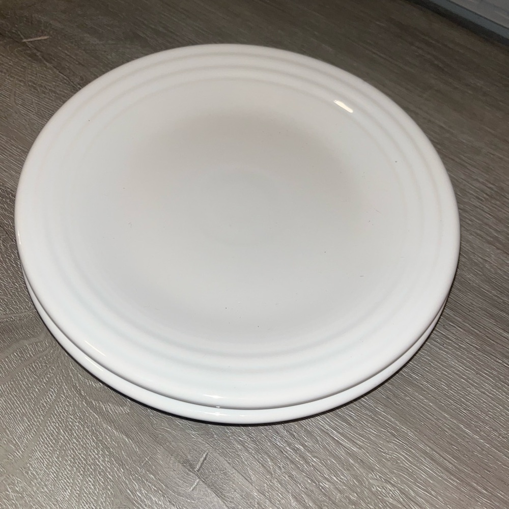 Fiesta White Luncheon Plate - Set of 2